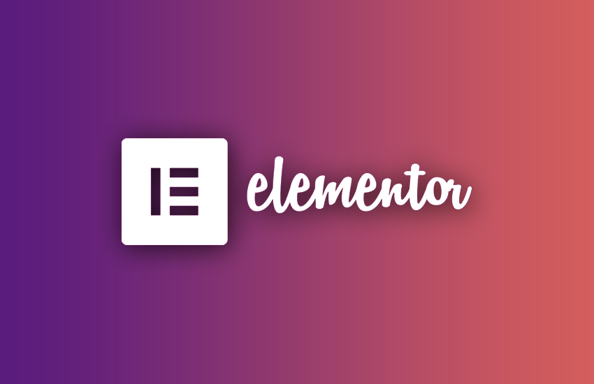 image of Elementor WordPress Page Builder showing its logo