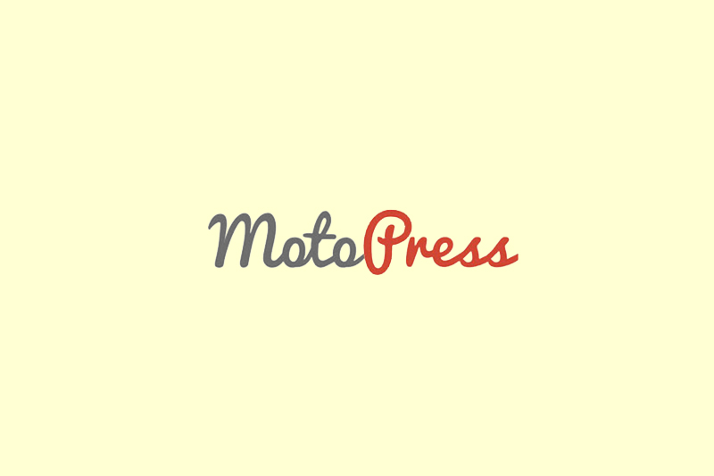 image of MotoPress Content Editor WordPress Page Builder showing its logo