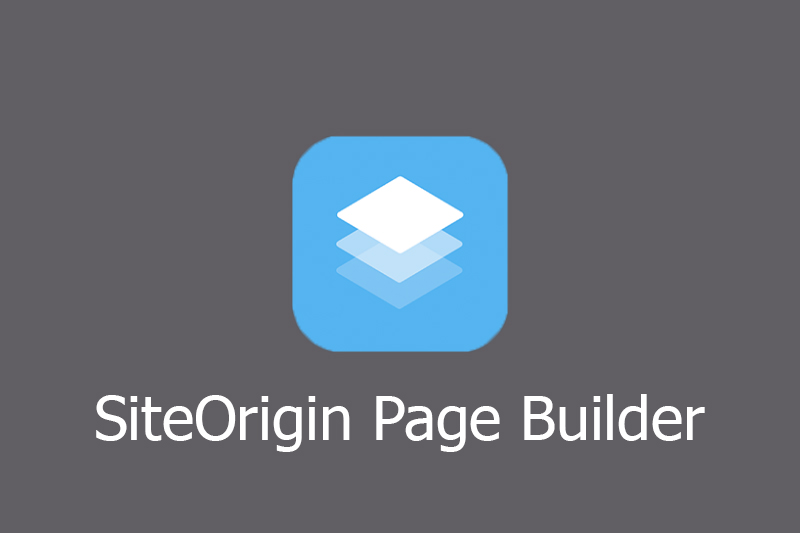 image of SiteOriginWordPress Page Builder showing its logo