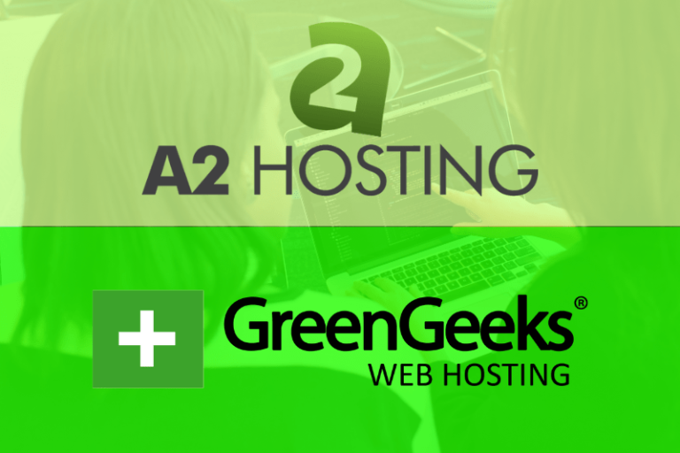 A2 Hosting and GreenGeeks hosting provider
